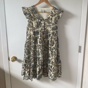 Mini flutter dress